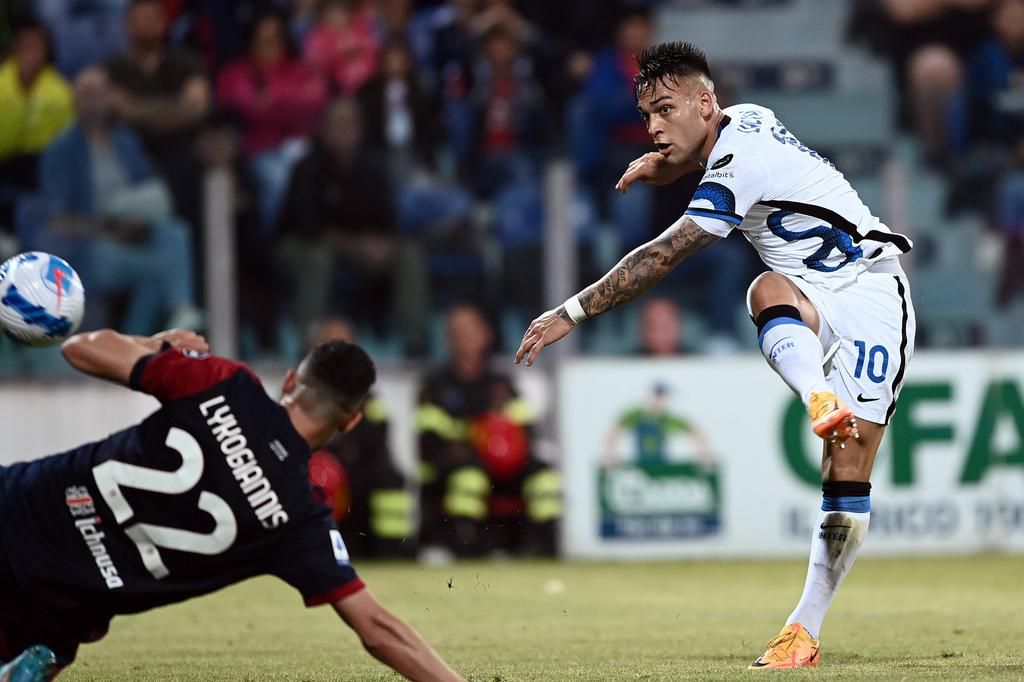 Lautaro Martinez scored a brace in Inter's 3-1 win over Cagliari in Serie A