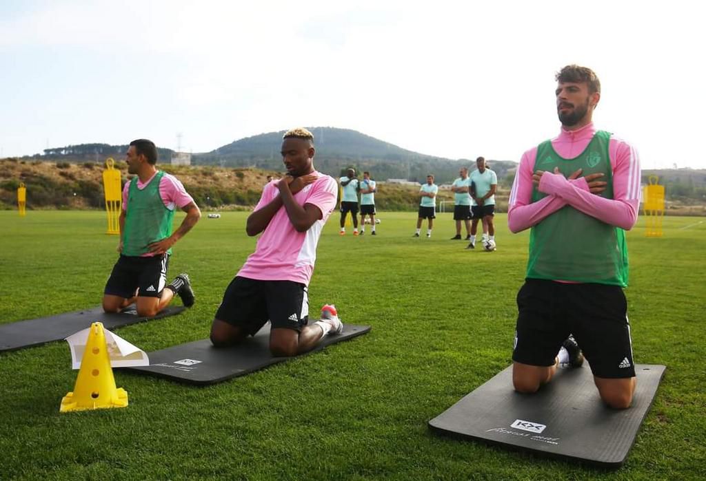 Kelechi Nwakali at SD Ponferradina's pre-season training session