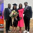 Jay-Jay Okocha celebrates daughter Danielle at graduation