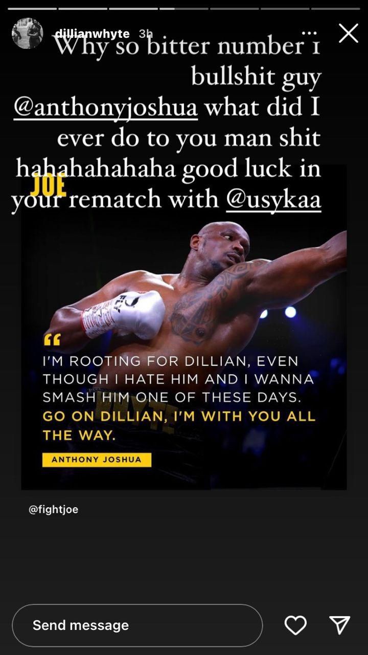 Dillian Whyte (Instagram)