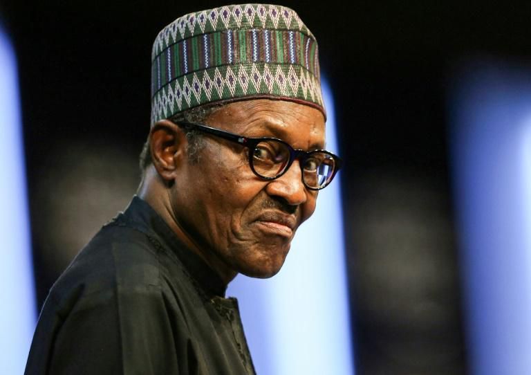Nigerian President Muhammadu Buhari (pictured April 6, 2019) called a meeting with his top security chiefs in response to mounting "kidnapping, banditry and other associated issues confronting the nation"