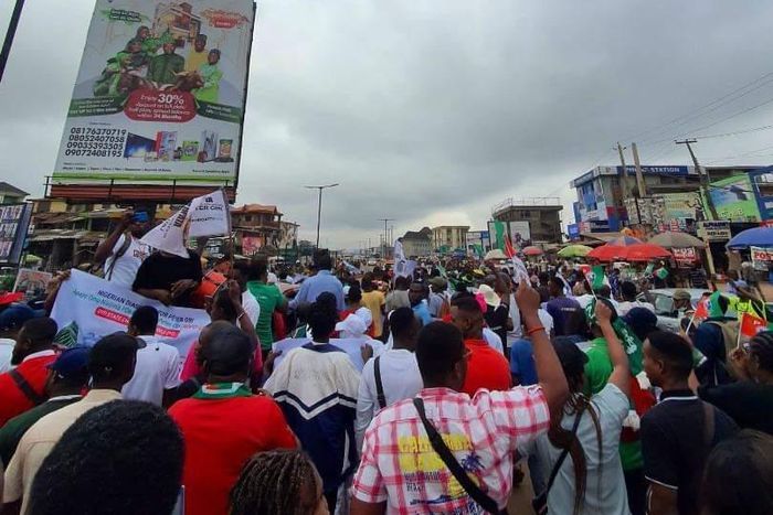 Obidients rally in Ibadan, Oyo State. [Twitter:shoutouttvgist]