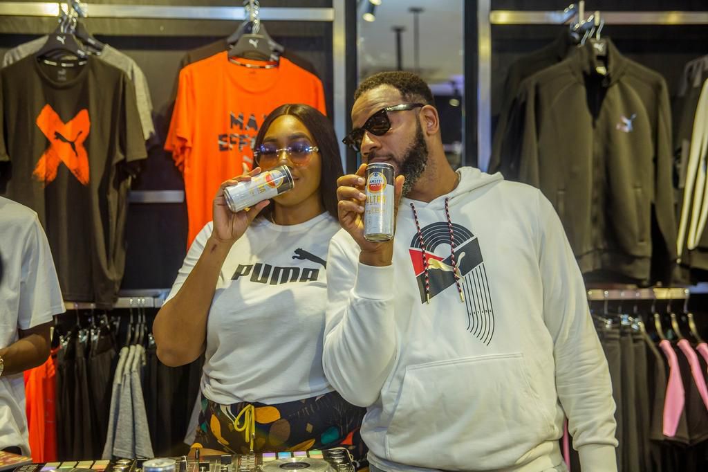 DJ Gigi and Big Mo at the launch event