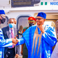 Buhari inaugurates cargo airport in Lafia. [Twitter: Presidency]