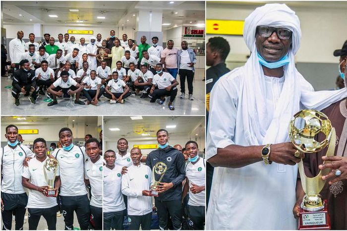 Flying Eagles arrive Nigeria after winning WAFU U-20 tournament