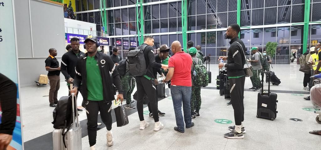 Super Eagles of Nigeria land in Morocco to face São Tomé and Principe