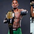 Israel Adesanya celebrates Leon Edwards after knocking out Kamaru Usman at UFC 278