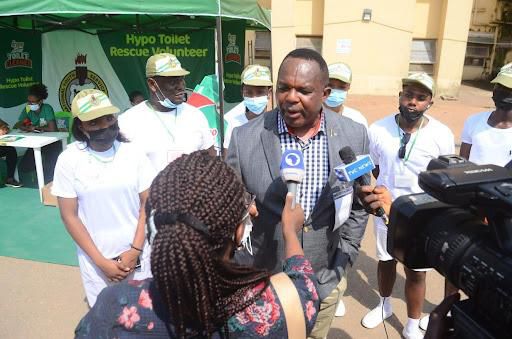 Hypo toilet cleaner launches toilet rescue volunteer campaign at lagos NYSC