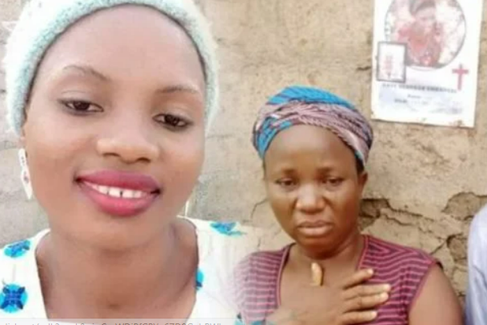 The parents of the student, Deborah who was lynched by her colleagues over blaspheming of Prophet Muhammad (Punch)