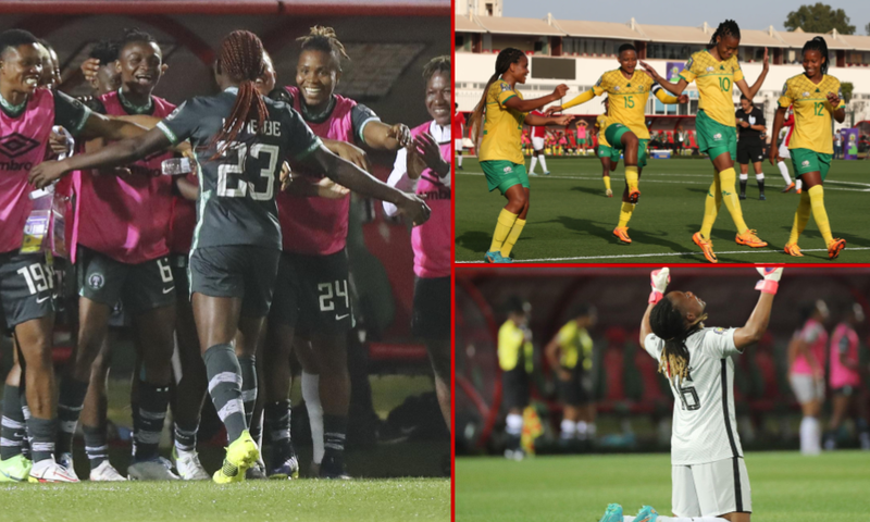 WAFCON 2022 Roundup: Heavyweights South Africa seal passage, Nigeria soars
