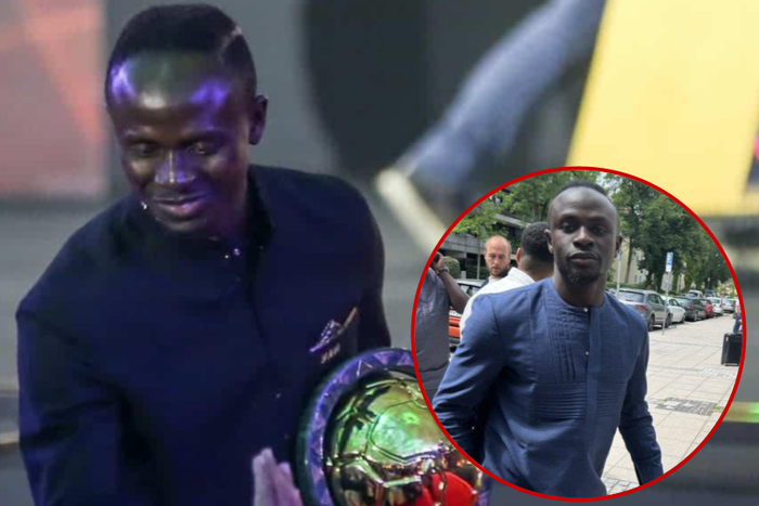PHOTO 1: Sadio Mane at the 2019 CAF Awards, PHOTO 2: Sadio Mane in Munich