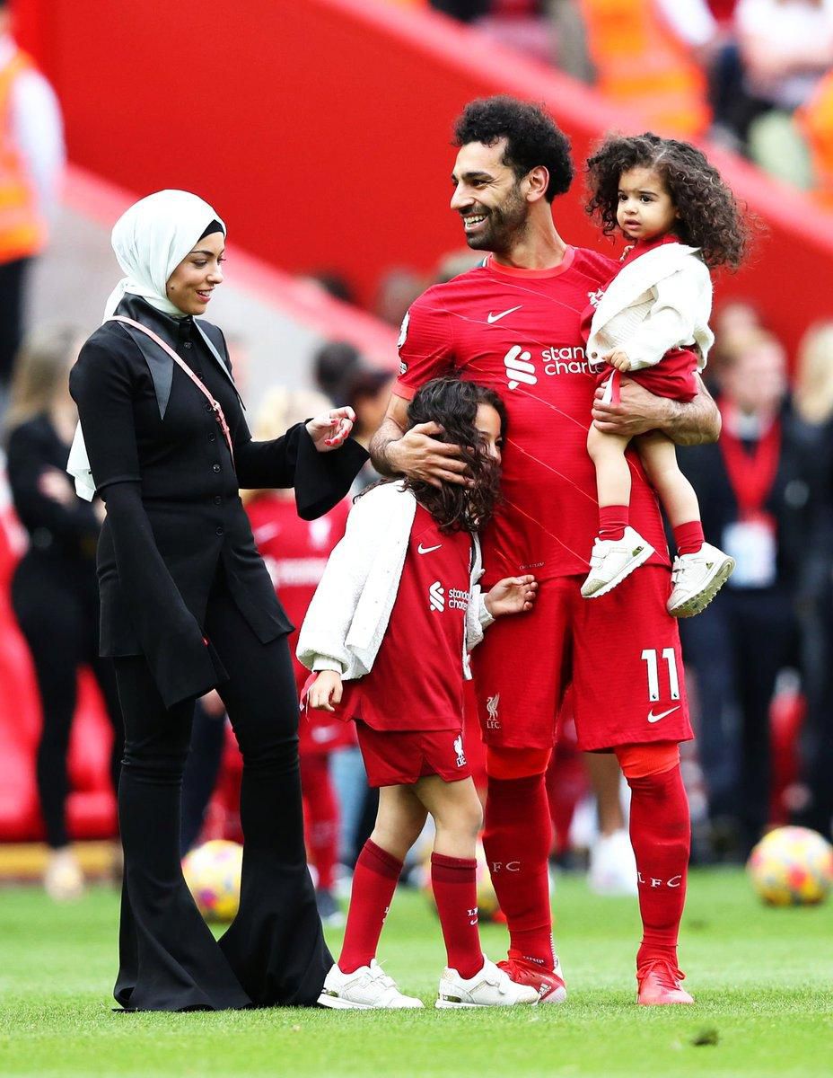 Mo Salah and his family
