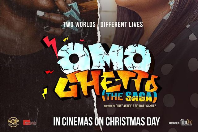 Funke Akindele-Bello plays the dual role of Lefty and Ayomide in 'Omo Ghetto' (The Saga)  [Instagram/funkejenifaakindele]