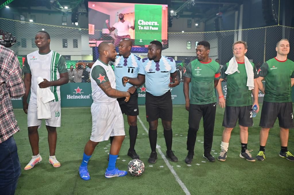Seedorf, Okocha and Davido feature in the Heineken Novelty Face-Off