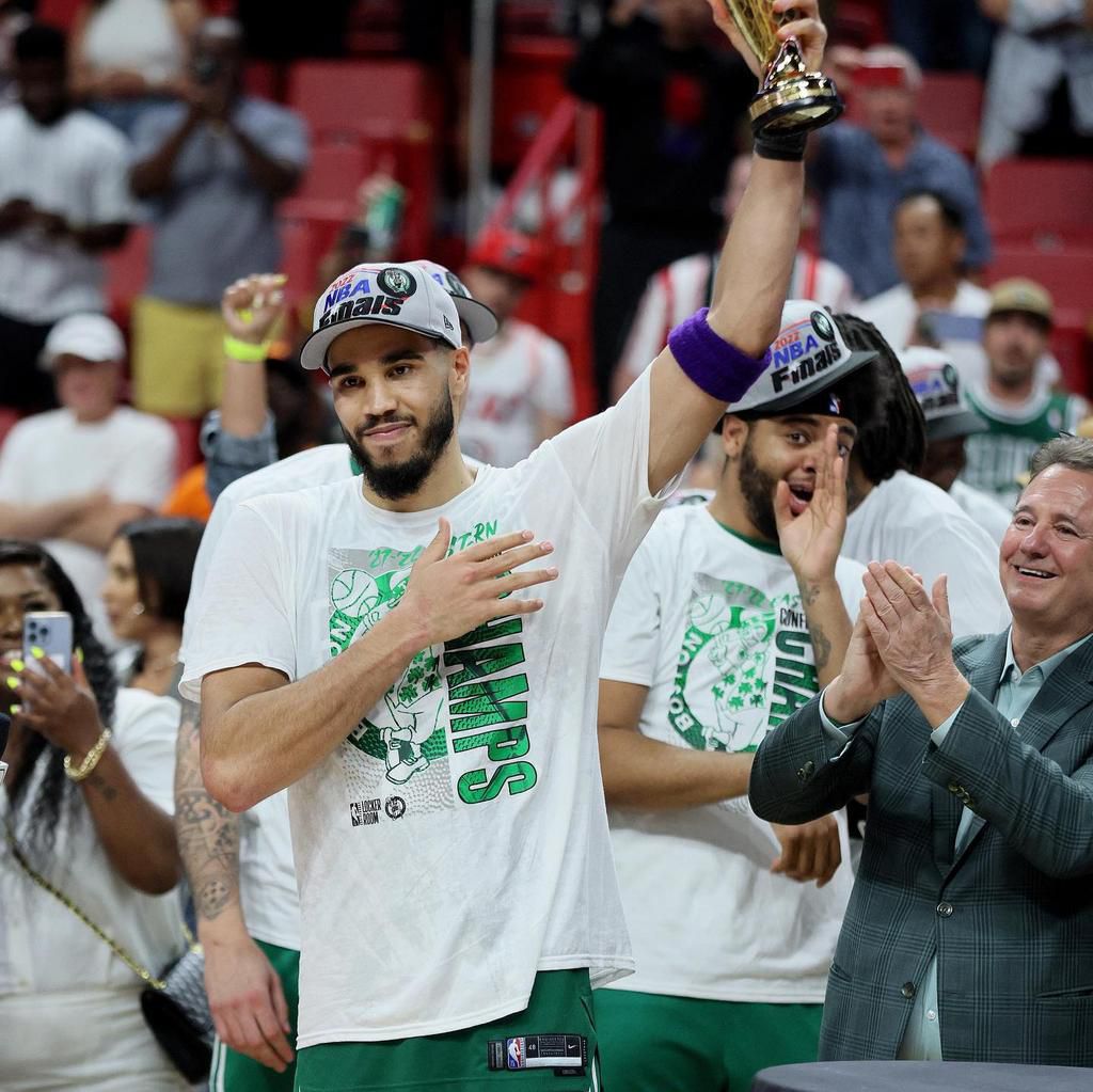 Boston Celtics beat Miami Heat in Game 7 to set up NBA Finals clash against Golden State Warriors