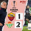 Jose Mourinho's Roma conceded a late winner against Real Betis