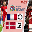 Denmark defeated France in the UEFA Nations League on Sunday night