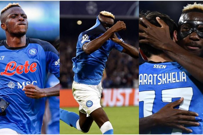 Osimhen is off the mark in the Champions League for Napoli.