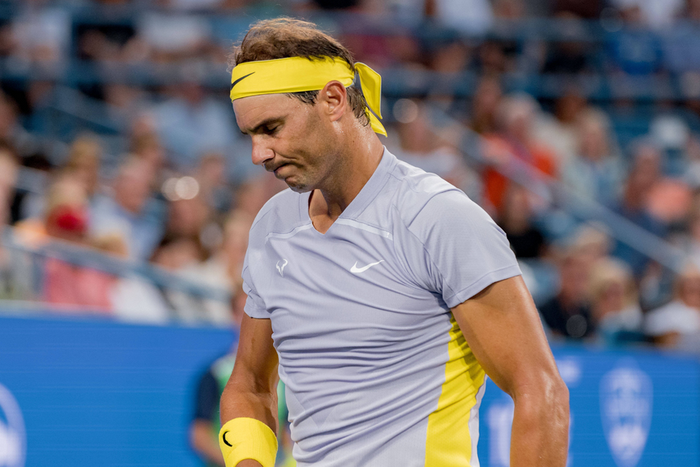 Rafael Nadal suffered defeat in his first match at the Cincinnati Open