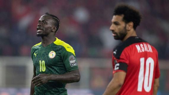 Senegal's Sadio Mane and Egypt's Mohamed Salah will replay the AFCON final when they contest their World Cup qualifiers playoff double-header. Visionhaus/Getty Images