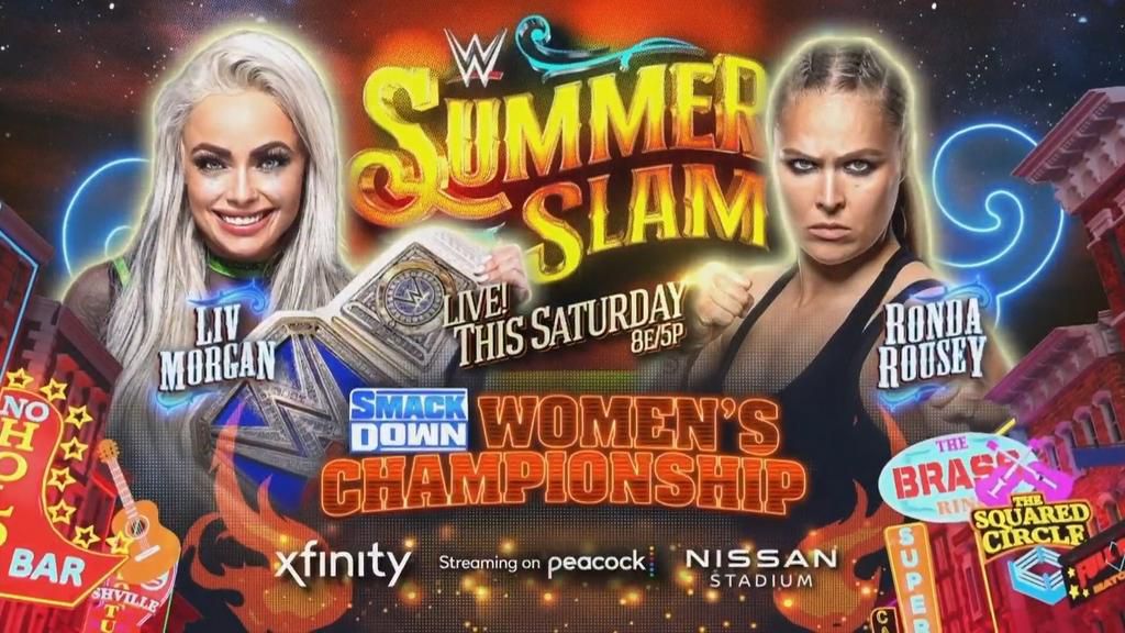Liv Morgan (Champion) vs Ronda Rousey