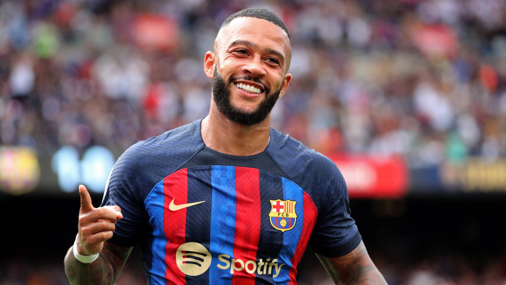 Barcelona forward Memphis Depay