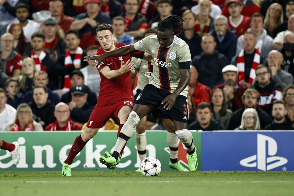 Calvin Bassey was the focal point for Ajax's defence against Liverpool