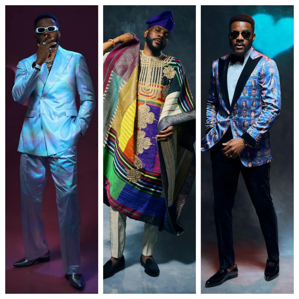 Ebuka's eviction outfit [Instagram]