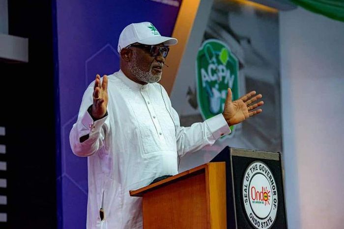 Ondo State governor, Rotimi Akeredolu [ONSG]