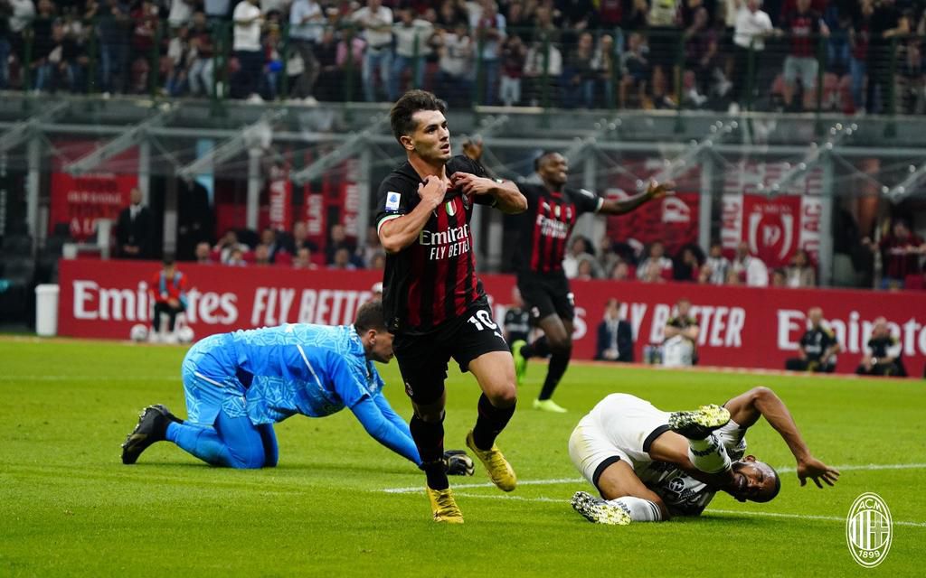 Brahim Diaz scored with a stunning solo effort in Milan's win over Juventus in Serie A