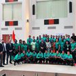 Flamingos visit Indian High Commission ahead of 2022 FIFA U-17 Women's World Cup