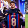 Reactions as Pedri gets Barcelona number 8 Iniesta jersey