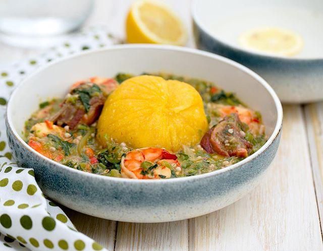 Beef okro soup and eba