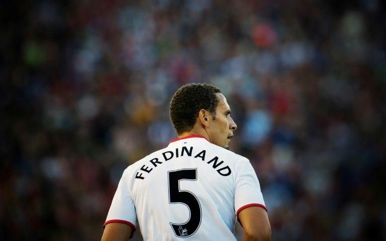 Rio Ferdinand in action for Manchester United