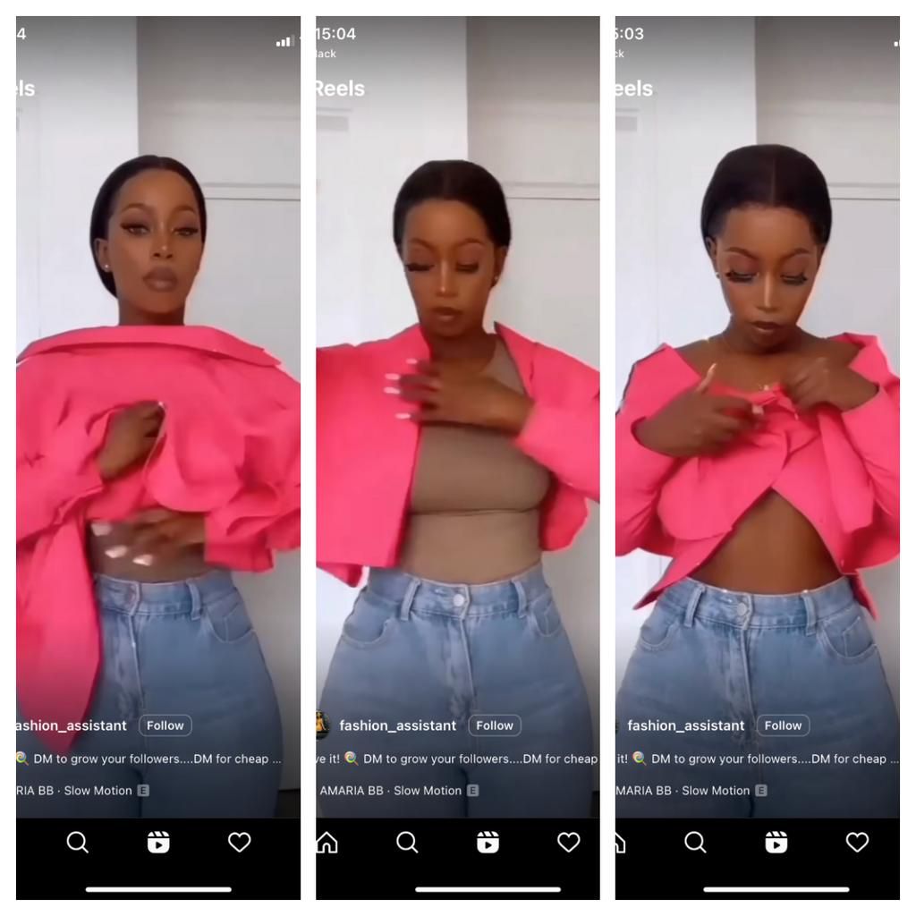 From shirt to crop top [Instagram/Zeeyandam]