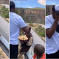 Emotional man gets down from his car to hug and shed tears on child hawkers (video)