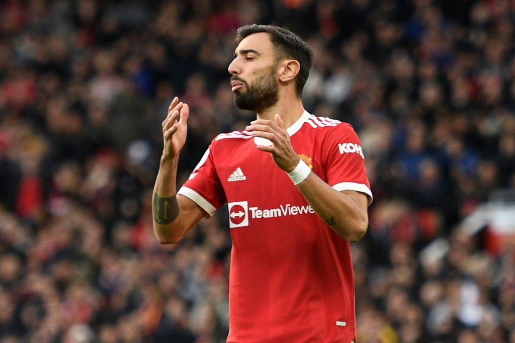 Manchester United midfielder Bruno Fernandes