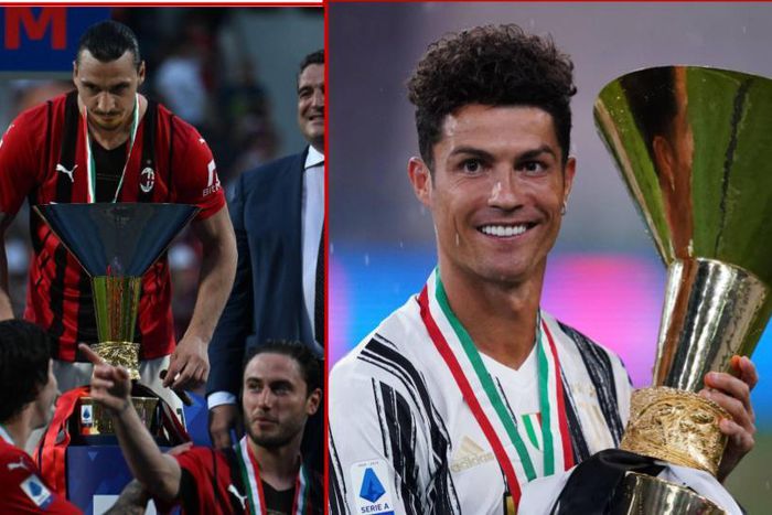 Ibrahimovic and Ronaldo both won Serie A titles in Italy