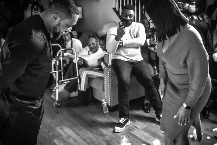 Nigerian gospel singer Tim Godfrey and his soon to be wife [Instagram/TimGodfrey]