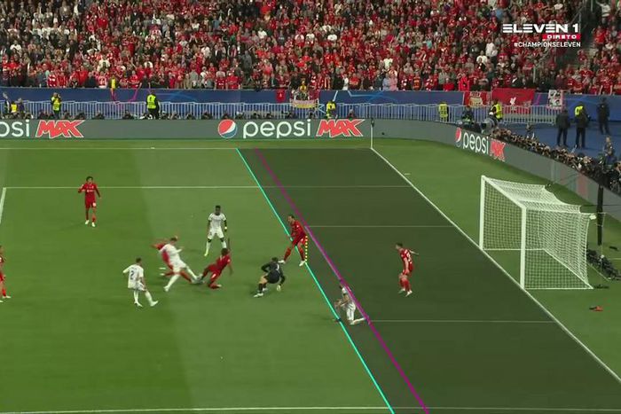 Karim Benzema's goal was rightly ruled offside