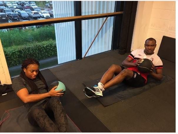 Vincent Enyeama and wife, Promise