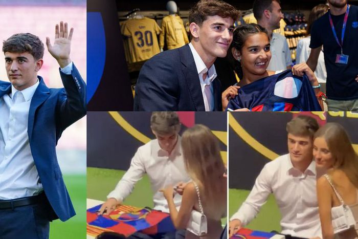 Gavi receives phone number from a strange lady at Barcelona contract renewal