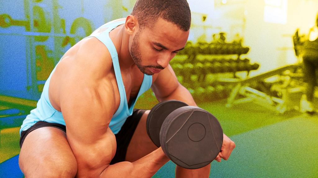 Try a bicep curl when exercising [GQ]