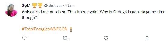 Social media reactions to Super Falcon's loss against Banyana Banyana