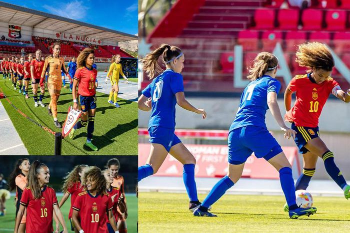 Asisat Oshoala celebrates as Vicky Lopez captains Spain U-17 Women's team [Photos]