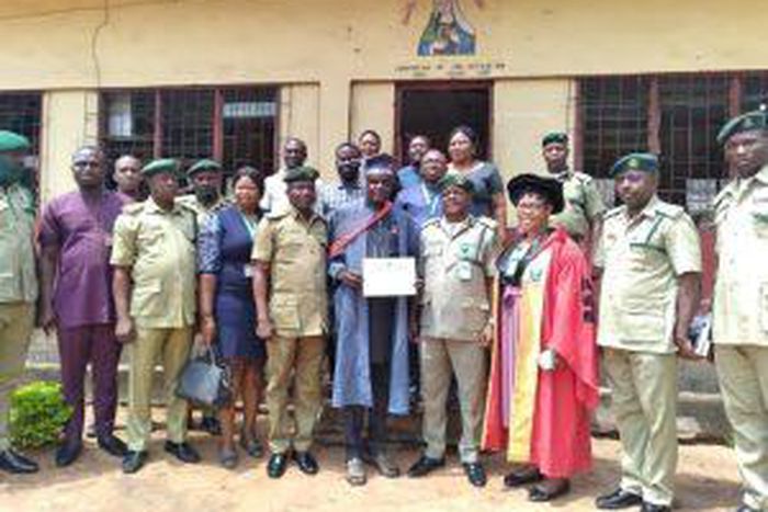 Livinus Ugwu, 60-year-old former Anambra inmate, bags NOUN degree. [NAN]
