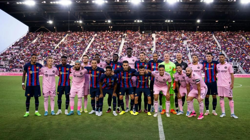 Watch Barcelona beat down Inter Miami 6-0 in pre-season fixture [Video]