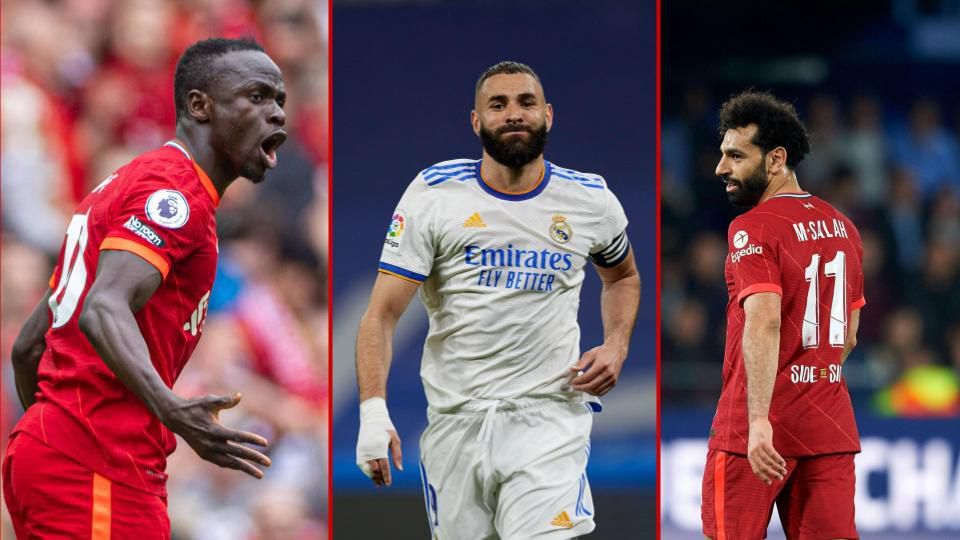 Sadio Mane, Karim Benzema and Mohamed Salah are all Ballon d'Or contenders