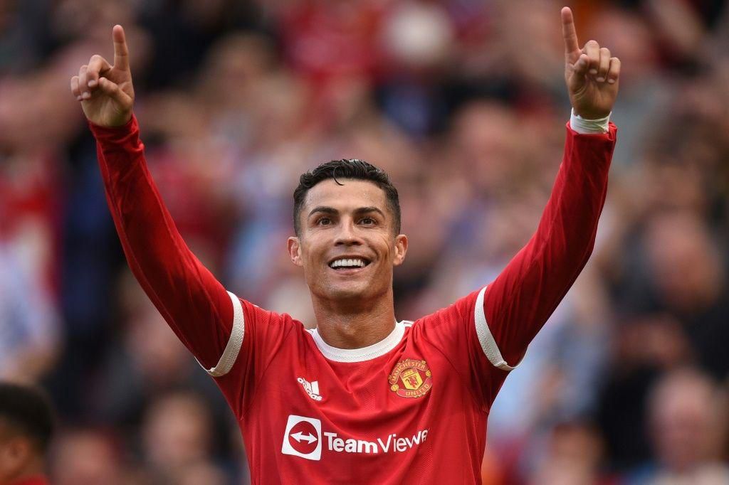 Cristiano Ronaldo scored twice in his first match since rejoining Manchester United