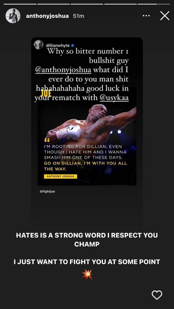 Anthony Joshua (Instagram)